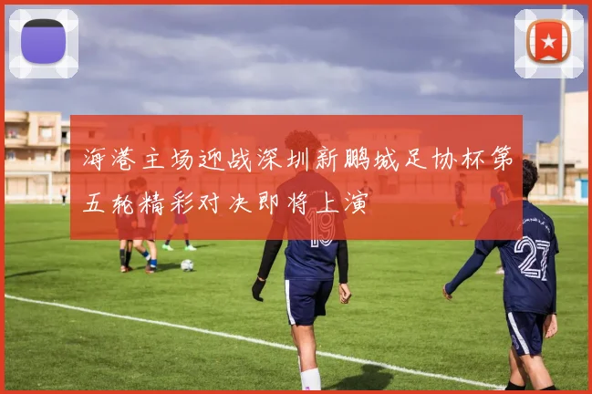 海港主场迎战深圳新鹏城足协杯第五轮精彩对决即将上演